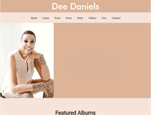 Tablet Screenshot of deedaniels.com